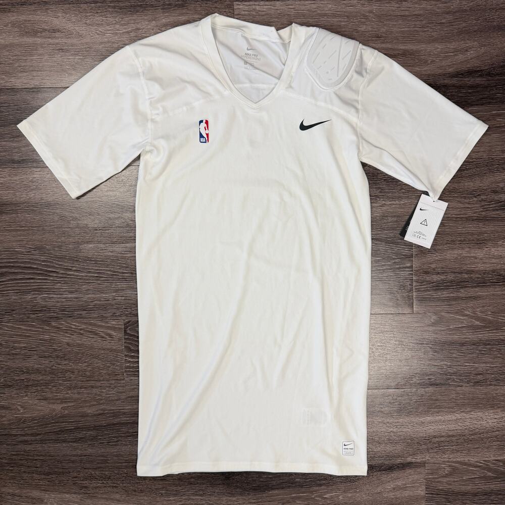 Nike NBA Player Issue Hyperstrong Compression Shirt White 2XLT NWT BQ2382-100